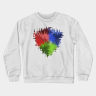 Abstract RGB Shape Crewneck Sweatshirt